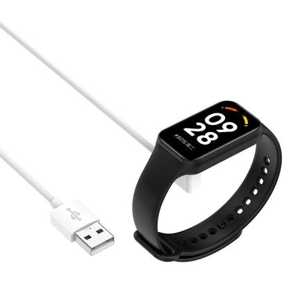 For Xiaomi Mi Band 8 Watch Magnetic Suction Charger USB Charging Cable, Length:1m(White) - Charger by buy2fix | Online Shopping UK | buy2fix