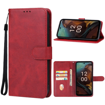 For Nokia XR21 Leather Phone Case(Red) - Nokia Cases by buy2fix | Online Shopping UK | buy2fix