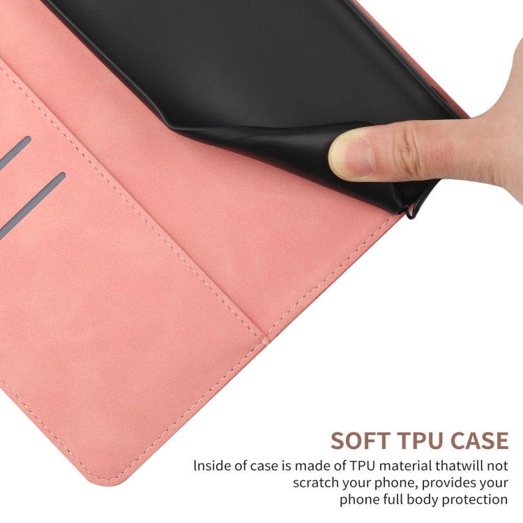 For Sony Xperia 1 IV Stitching Embossed Leather Phone Case(Pink) - Sony Cases by buy2fix | Online Shopping UK | buy2fix