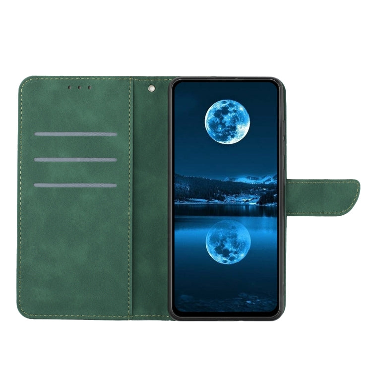 For Sony Xperia 5 IV Stitching Embossed Leather Phone Case(Green) - Sony Cases by buy2fix | Online Shopping UK | buy2fix