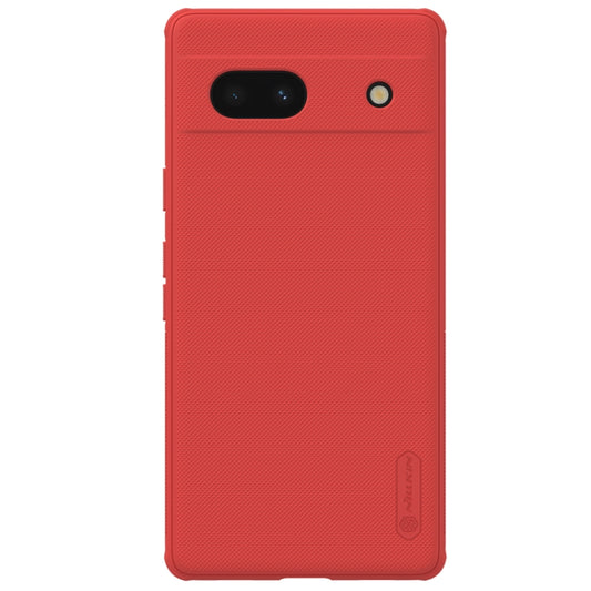 For Google Pixel 7A NILLKIN Frosted Shield Pro PC + TPU Phone Case(Red) - Google Cases by NILLKIN | Online Shopping UK | buy2fix