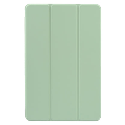 For Xiaomi Pad 6 / Pad 6 Pro Three-fold Holder Flip Tablet Leather Case(Mint Green) -  by buy2fix | Online Shopping UK | buy2fix