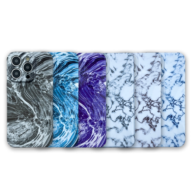 For iPhone 12 Pro Marble Pattern Phone Case(Red White) - iPhone 12 / 12 Pro Cases by buy2fix | Online Shopping UK | buy2fix