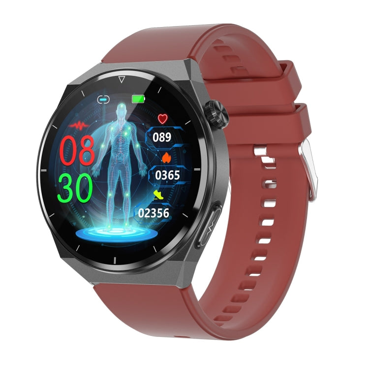 TK20 1.39 inch IP68 Waterproof Silicone Band Smart Watch Supports ECG / Remote Families Care / Body Temperature Monitoring(Red) - Smart Watches by buy2fix | Online Shopping UK | buy2fix