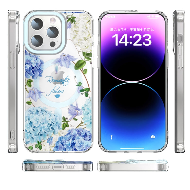 For iPhone 11 Pro Max MagSafe Magnetic TPU Phone Case(Small Floral) - iPhone 11 Pro Max Cases by buy2fix | Online Shopping UK | buy2fix