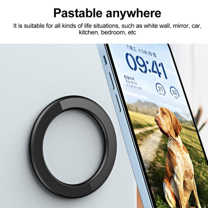 Universal Magic Wall Sticker Pad Phone Holder(Black) - Hand-Sticking Bracket by buy2fix | Online Shopping UK | buy2fix