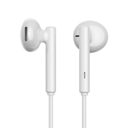 JOYRO0M JR-EC05 Type-C Half In-Ear Wired Earphone, Length: 1.2m(White) - Type-C Earphone by JOYROOM | Online Shopping UK | buy2fix