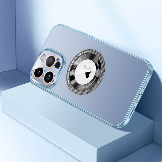 For iPhone 14 Pro Max CD Texture MagSafe Magnetic Phone Case(Sierra Blue) - iPhone 14 Pro Max Cases by buy2fix | Online Shopping UK | buy2fix