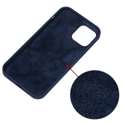 For iPhone 15 Pro Solid Color Silicone Phone Case(Midnight Blue) - iPhone 15 Pro Cases by buy2fix | Online Shopping UK | buy2fix