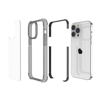 For iPhone 15 Pro Max Four-corner Shockproof TPU + Acrylic Phone Case(Black) - iPhone 15 Pro Max Cases by buy2fix | Online Shopping UK | buy2fix