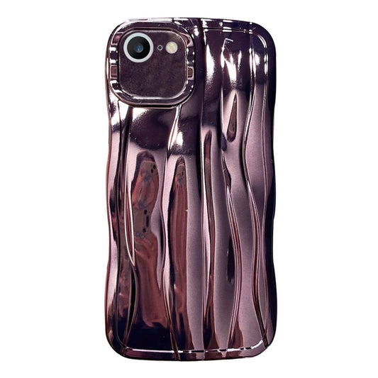 For iPhone SE 2022 /2020 / 8 / 7 Electroplating Water Ripple TPU Phone Case(Purple) - iPhone SE 2022 / 2020 / 8 / 7 Cases by buy2fix | Online Shopping UK | buy2fix