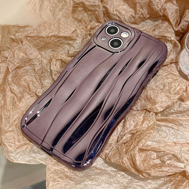 For iPhone 11 Pro Max Electroplating Water Ripple TPU Phone Case(Purple) - iPhone 11 Pro Max Cases by buy2fix | Online Shopping UK | buy2fix