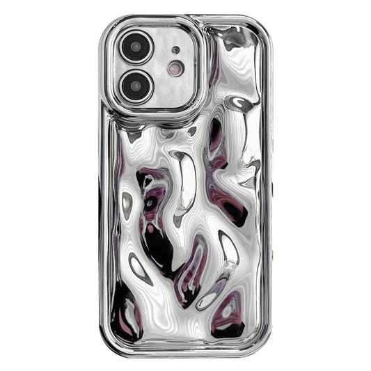 For iPhone 11 Electroplating Meteorite Texture TPU Phone Case(Silver) - iPhone 11 Cases by buy2fix | Online Shopping UK | buy2fix