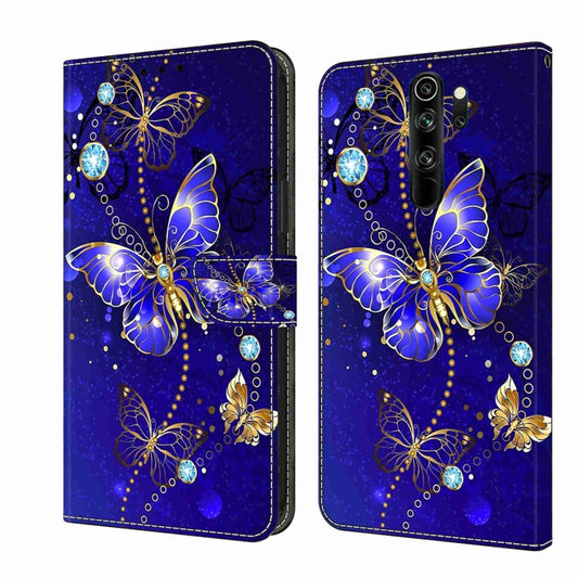 For Xiaomi Redmi Note 8 Pro Crystal 3D Shockproof Protective Leather Phone Case(Diamond Butterfly) - Xiaomi Cases by buy2fix | Online Shopping UK | buy2fix
