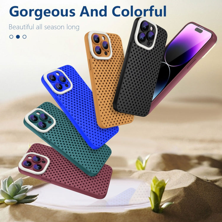 For iPhone 11 Pro Hollow Heat Dissipation TPU Phone Case(Black) - iPhone 11 Pro Cases by buy2fix | Online Shopping UK | buy2fix