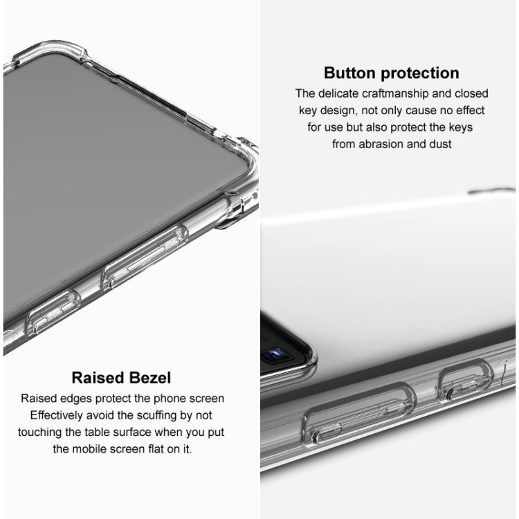 For Huawei nova 11i / maimang 20 5G imak Shockproof Airbag TPU Phone Case(Transparent Black) - Huawei Cases by imak | Online Shopping UK | buy2fix