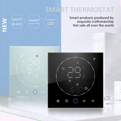 BHT-008GAL 95-240V AC 5A Smart Home Water Heating LED Thermostat Without WiFi(White) - Thermostat & Thermometer by buy2fix | Online Shopping UK | buy2fix