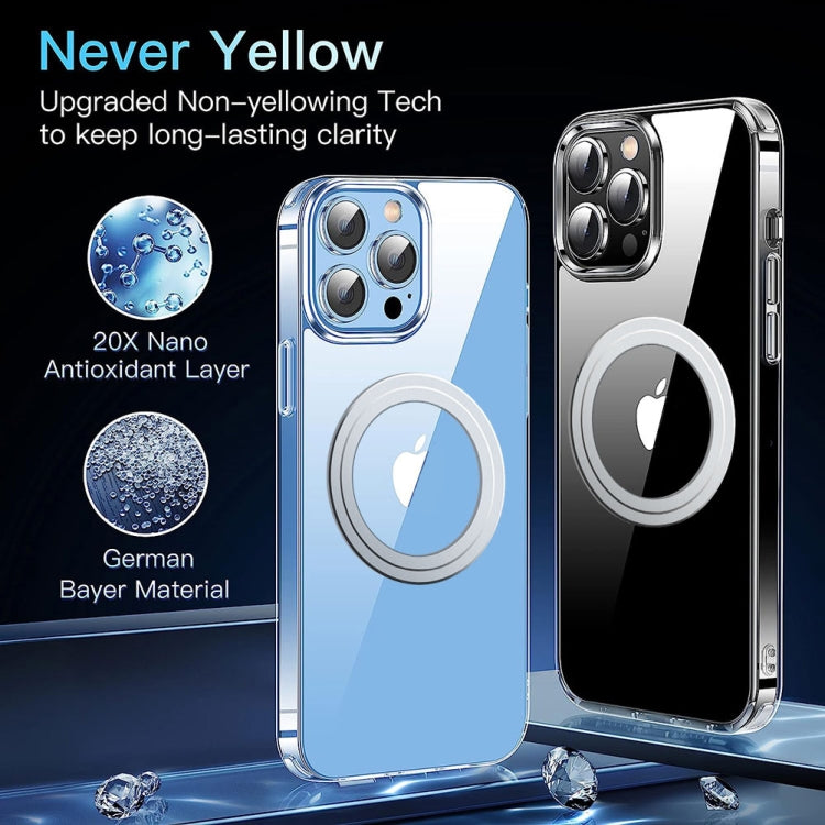 For iPhone 14 Pro LK Crystal Clear MagSafe Magnetic Phone Case(Transparent) - iPhone 14 Pro Cases by buy2fix | Online Shopping UK | buy2fix