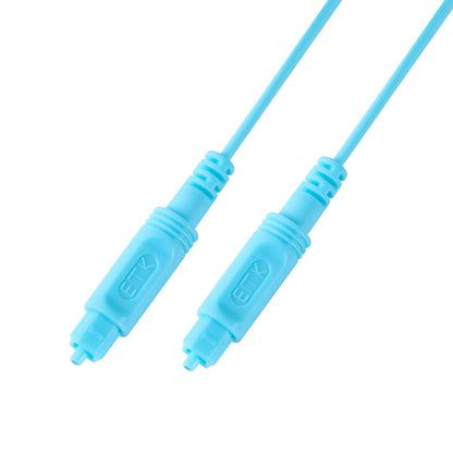 8m EMK OD2.2mm Digital Audio Optical Fiber Cable Plastic Speaker Balance Cable(Sky Blue) - Audio Optical Cables by EMK | Online Shopping UK | buy2fix