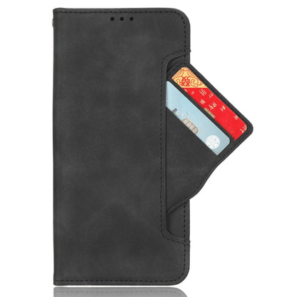 For Ulefone Note 16 Pro Skin Feel Calf Texture Card Slots Leather Phone Case(Black) - Ulefone Cases by buy2fix | Online Shopping UK | buy2fix