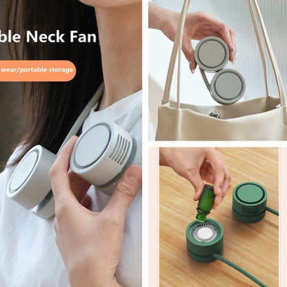 DQ209 Portable Hanging Neck Mute Aroma Diffuser Small Fan(Green) - Electric Fans by buy2fix | Online Shopping UK | buy2fix