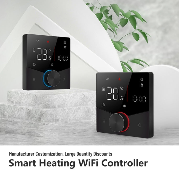 BHT-009GCLW Boiler Heating WiFi Smart Home LED Thermostat(White) - Thermostat & Thermometer by buy2fix | Online Shopping UK | buy2fix