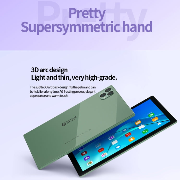 BDF P50 4G LTE Tablet PC 10.1 inch, 8GB+128GB, Android 11 MTK6755 Octa Core, Support Dual SIM, EU Plug(Green) - BDF by BDF | Online Shopping UK | buy2fix
