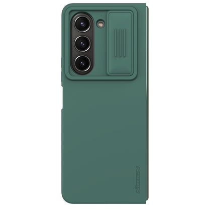 For Samsung Galaxy Z Fold5 NILLKIN CamShield Liquid Silicone + PC Full Coverage Phone Case(Green) - Galaxy Z Fold5 Cases by NILLKIN | Online Shopping UK | buy2fix