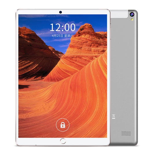 BDF P10 3G Phone Call Tablet PC 10.1 inch, 2GB+32GB, Android 9.0 MTK6735 Quad Core, Support Dual SIM, EU Plug(Silver) - BDF by BDF | Online Shopping UK | buy2fix