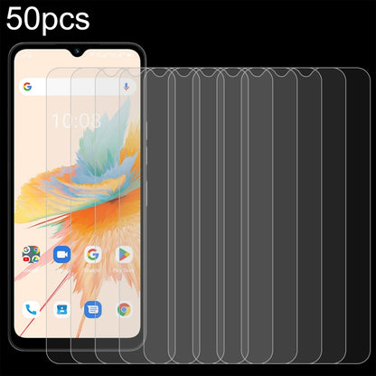 For UMIDIGI A15C 50pcs 0.26mm 9H 2.5D Tempered Glass Film - For Umidigi by buy2fix | Online Shopping UK | buy2fix