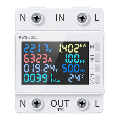 KWS-302L 170-270V Multifunctional AC Digital Display Rail Voltage and Current Monitoring Meter - Current & Voltage Tester by buy2fix | Online Shopping UK | buy2fix