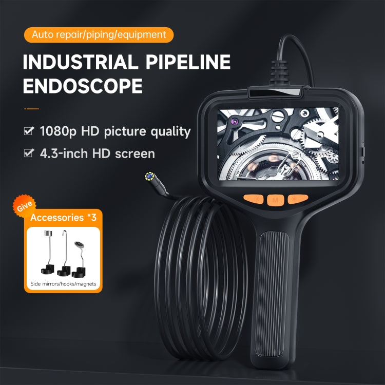 P200 5.5mm Front Lenses Integrated Industrial Pipeline Endoscope with 4.3 inch Screen, Spec:50m Tube -  by buy2fix | Online Shopping UK | buy2fix