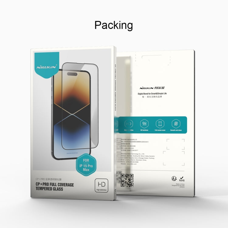 For iPhone 15 Pro Max NILLKIN CP+Pro Explosion-proof Tempered Glass Film - iPhone 15 Pro Max Tempered Glass by NILLKIN | Online Shopping UK | buy2fix