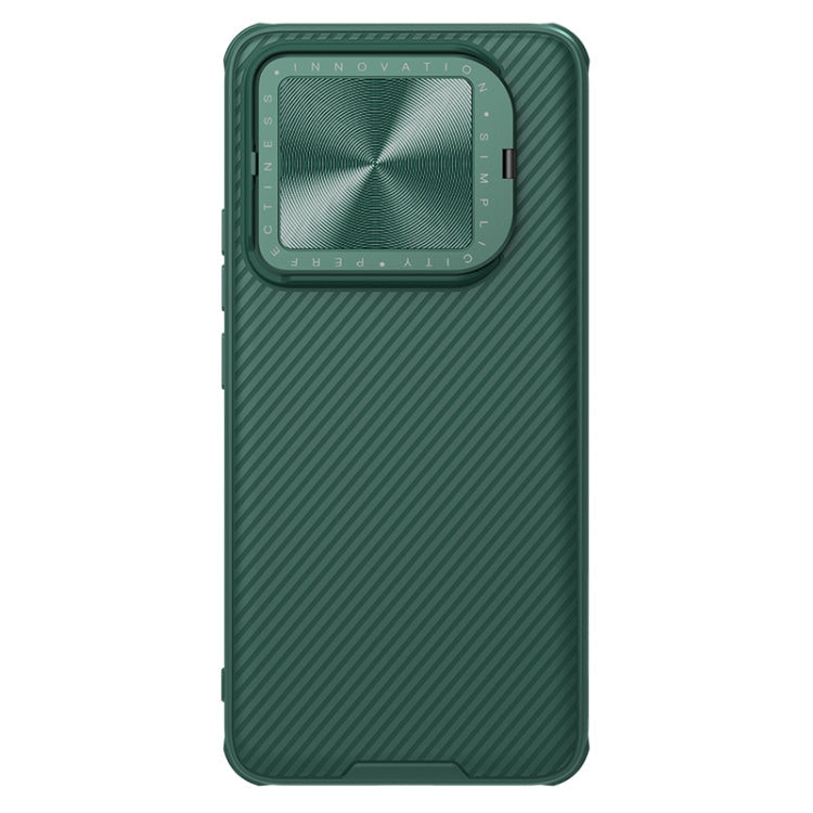 For Xiaomi 14 NILLKIN Black Mirror Prop CD Texture Mirror Phone Case(Green) - 14 Cases by NILLKIN | Online Shopping UK | buy2fix