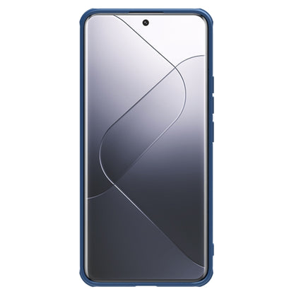 For Xiaomi 14 NILLKIN Black Mirror Prop CD Texture Mirror Phone Case(Blue) - 14 Cases by NILLKIN | Online Shopping UK | buy2fix