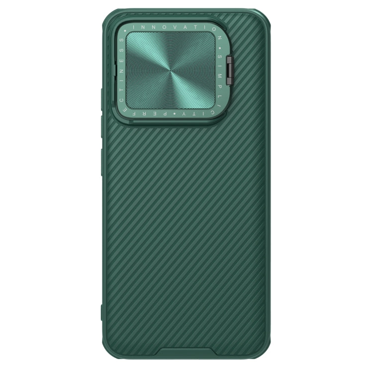 For Xiaomi 14 Pro NILLKIN Black Mirror Prop CD Texture Mirror MagSafe Magnetic Phone Case(Green) - 14 Pro Cases by NILLKIN | Online Shopping UK | buy2fix