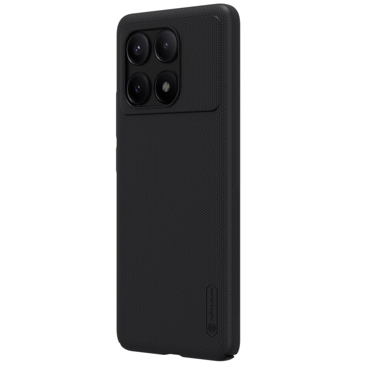 For Xiaomi Redmi K70E / Poco X6 Pro 5G NILLKIN Frosted PC Phone Case(Black) - K70E Cases by NILLKIN | Online Shopping UK | buy2fix