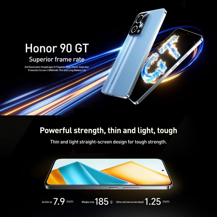 Honor 90 GT, 12GB+256GB, 6.7 inch Magic OS 7.2 Snapdragon 8 Gen 2 Octa Core, Network: 5G, OTG, NFC, Support Google Play(Black) - Honor by Huawei | Online Shopping UK | buy2fix