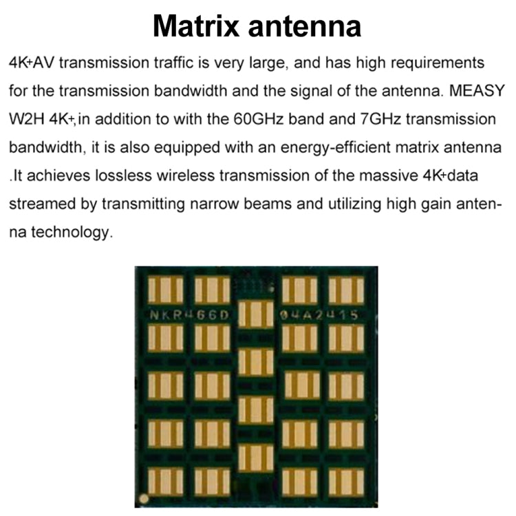 Measy W2H 60GHz 4K+ Ultra HD Wireless Transmission Kit, Transmission Distance: 50m(AU Plug) - Set Top Box & Accessories by Measy | Online Shopping UK | buy2fix