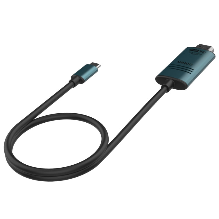 Onten UC982 8K 60Hz USB-C / Type-C to HDMI Video HD Conversion Cable(Pine Green) - Cable & Adapters by Onten | Online Shopping UK | buy2fix