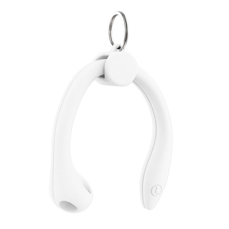 For AirPods 1 / 2 / AirPods Pro / Huawei FreeBuds 3 Wireless Earphones Silicone Anti-lost Lanyard Ear Hook(White) - Apple Accessories by buy2fix | Online Shopping UK | buy2fix