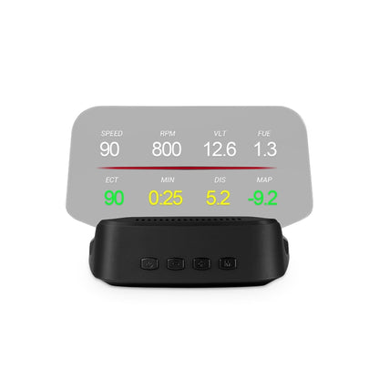C2 Car HUD Head-up Display GPS Digital Meter Water Temperature / Voltage / Speed - Head Up Display System by buy2fix | Online Shopping UK | buy2fix