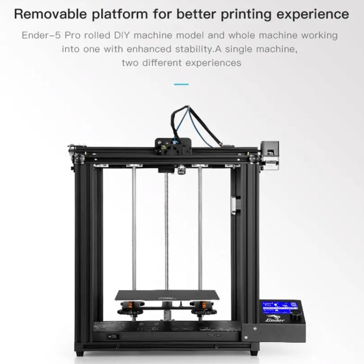 CREALITY Ender-5 Pro Silent Mainboard Double Y-axis DIY 3D Printer, Print Size : 22 x 22 x 30cm, US Plug - 3D Printer by Creality | Online Shopping UK | buy2fix