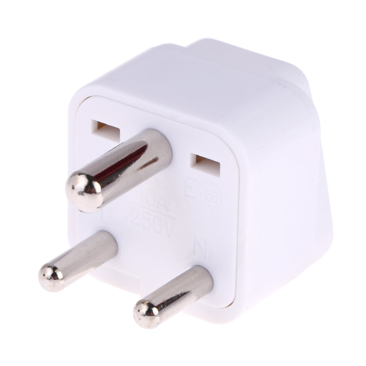 Portable Universal Socket to (Small) South Africa Plug Power Adapter Travel Charger (White) - Consumer Electronics by buy2fix | Online Shopping UK | buy2fix