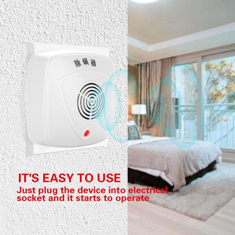 Household Wireless Ultrasonic Mites Removal Instrument Bed Vacuum Cleaner Mites Removal and Sterilization, US Plug(White) - Home & Garden by buy2fix | Online Shopping UK | buy2fix