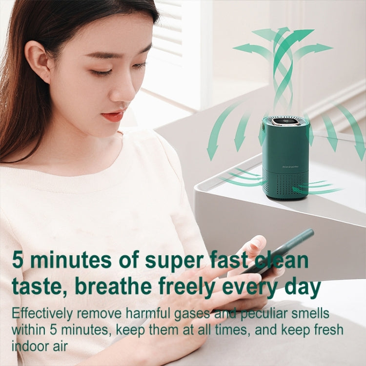 A8 Home Portable Air Purifier (Green) - Home & Garden by buy2fix | Online Shopping UK | buy2fix