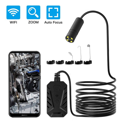 F230 IP68 Waterproof Autofocus WIFI Endoscope Inspection Camera, Length: 5m, Lens Diameter: 14mm - Consumer Electronics by buy2fix | Online Shopping UK | buy2fix