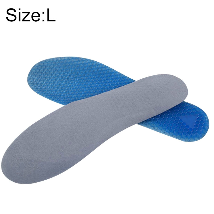 1 Pair Honeycomb Damping Suede Soft Sport Shoes Insoles, Full Pads, Size: L / 41-46yards - Outdoor & Sports by buy2fix | Online Shopping UK | buy2fix