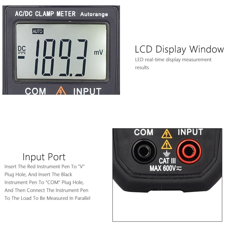 BSIDE ACM03 Plus 400A  AC / DC Clamp Meter - Consumer Electronics by BSIDE | Online Shopping UK | buy2fix