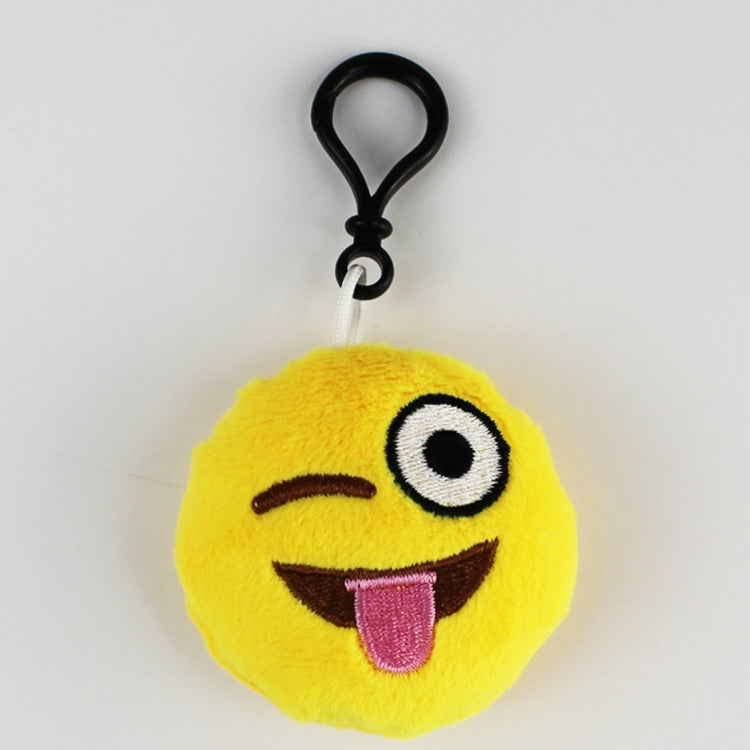 20 PCS Creative Plush Doll Mobile Pendants Gift Cartoon Cute Facial Expression Decorations Keychains with Hook - Key Rings by buy2fix | Online Shopping UK | buy2fix